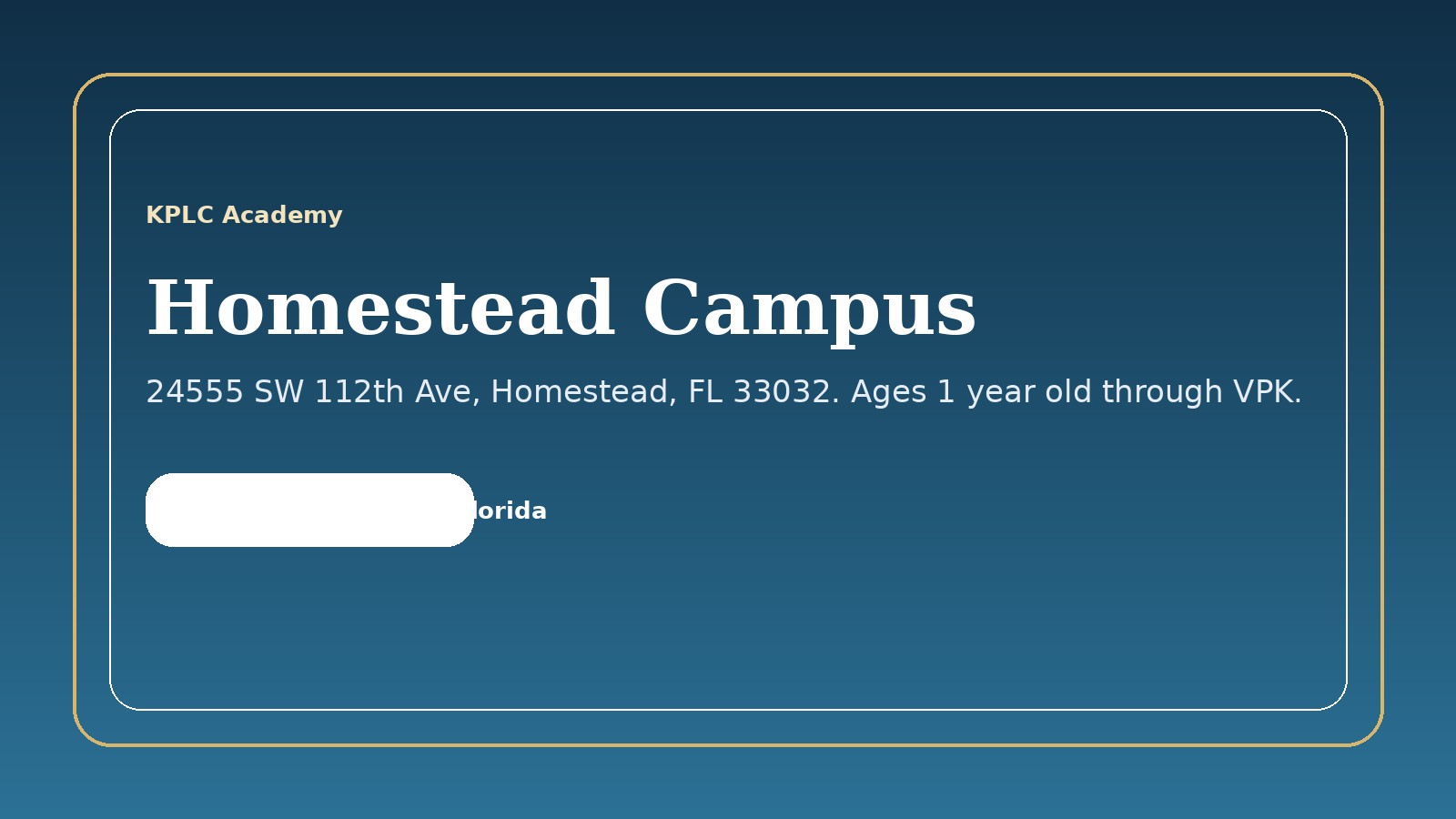 Homestead Campus